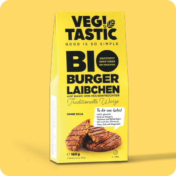 Veg!tastic Bio Burger-Laibchen ohne Soja